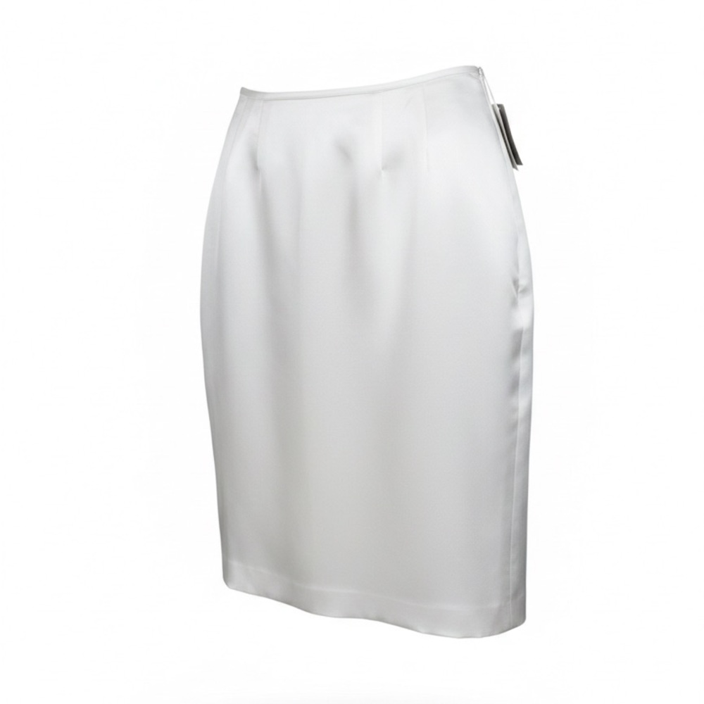 Kasper White Pencil Skirt